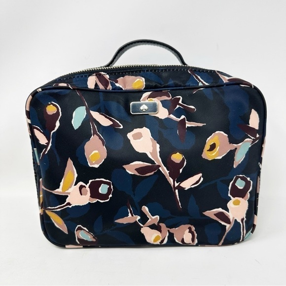 Kate Spade Large Floral Travel Cosmetic Case Bag - Picture 1 of 10